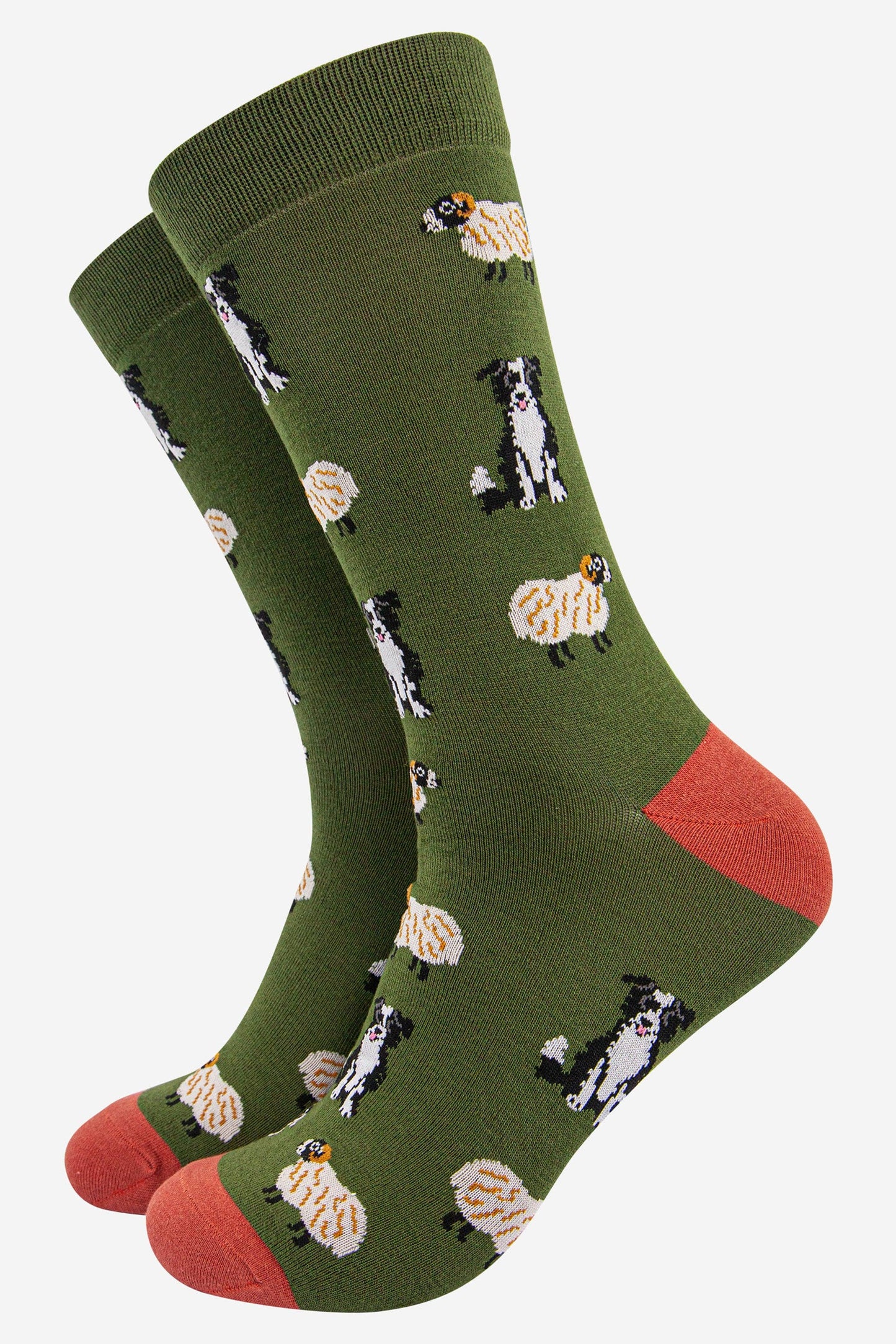 Sock Talk - Men's Border Collie Sheepdog Trials Bamboo Socks