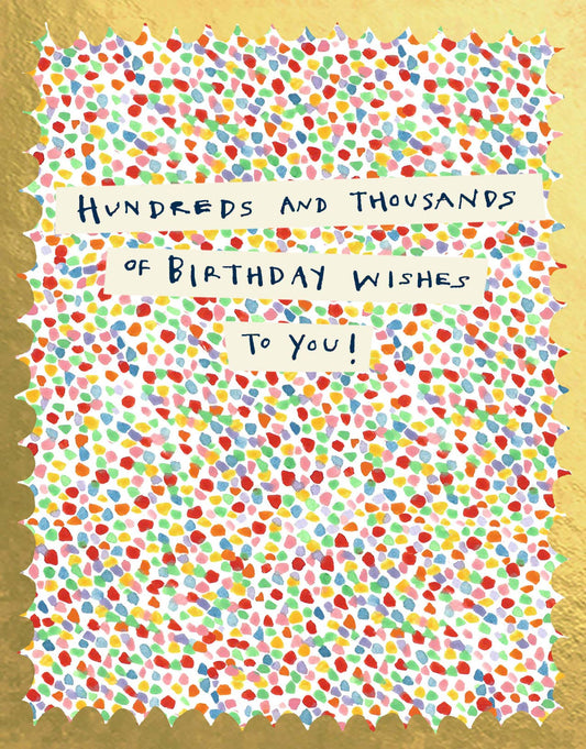 Poet and Painter - 'Hundreds and Thousands' Greetings Card - FP3451