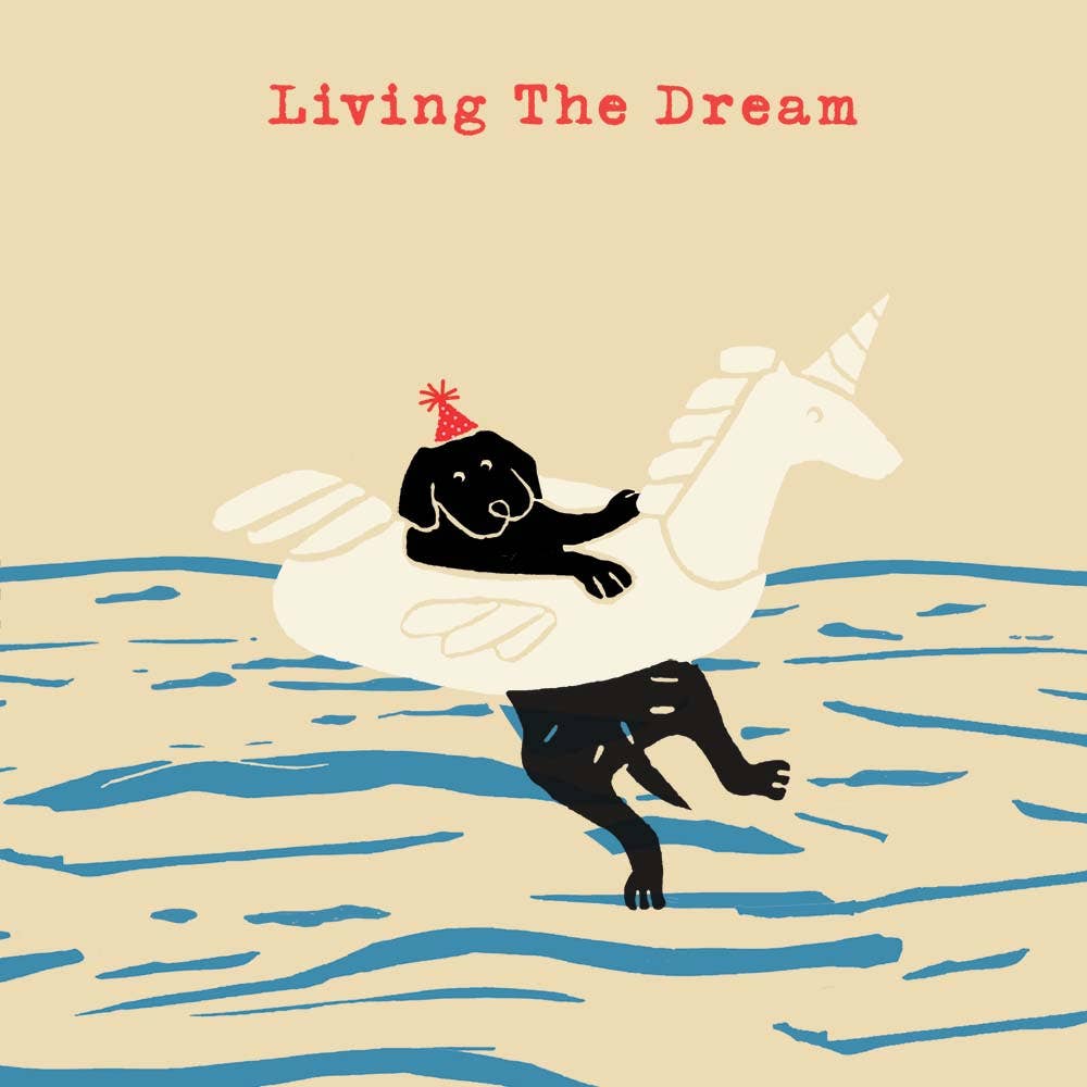 Poet and Painter - 'Living The Dream' Greetings Card, FP3210