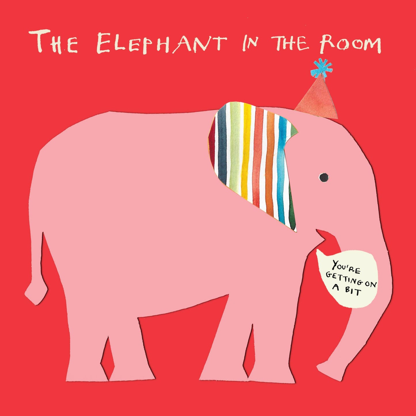 Poet and Painter - 'Elephant In The Room ' Greetings Card FP3513