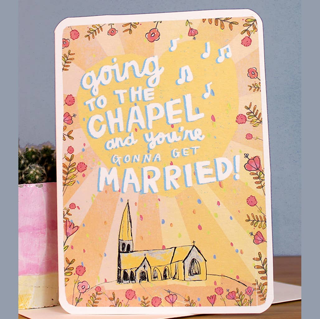 Laura Skilbeck - Going To The Chapel Wedding Card