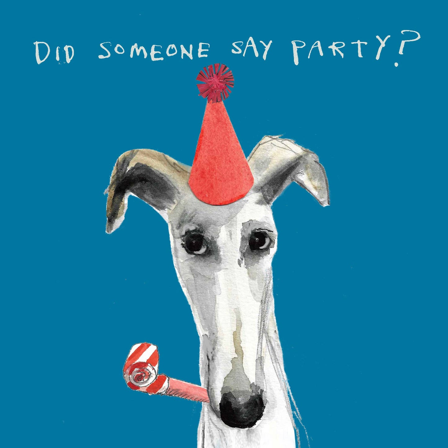 Poet and Painter - 'Did Someone Say Party?' Greetings Card FP3507