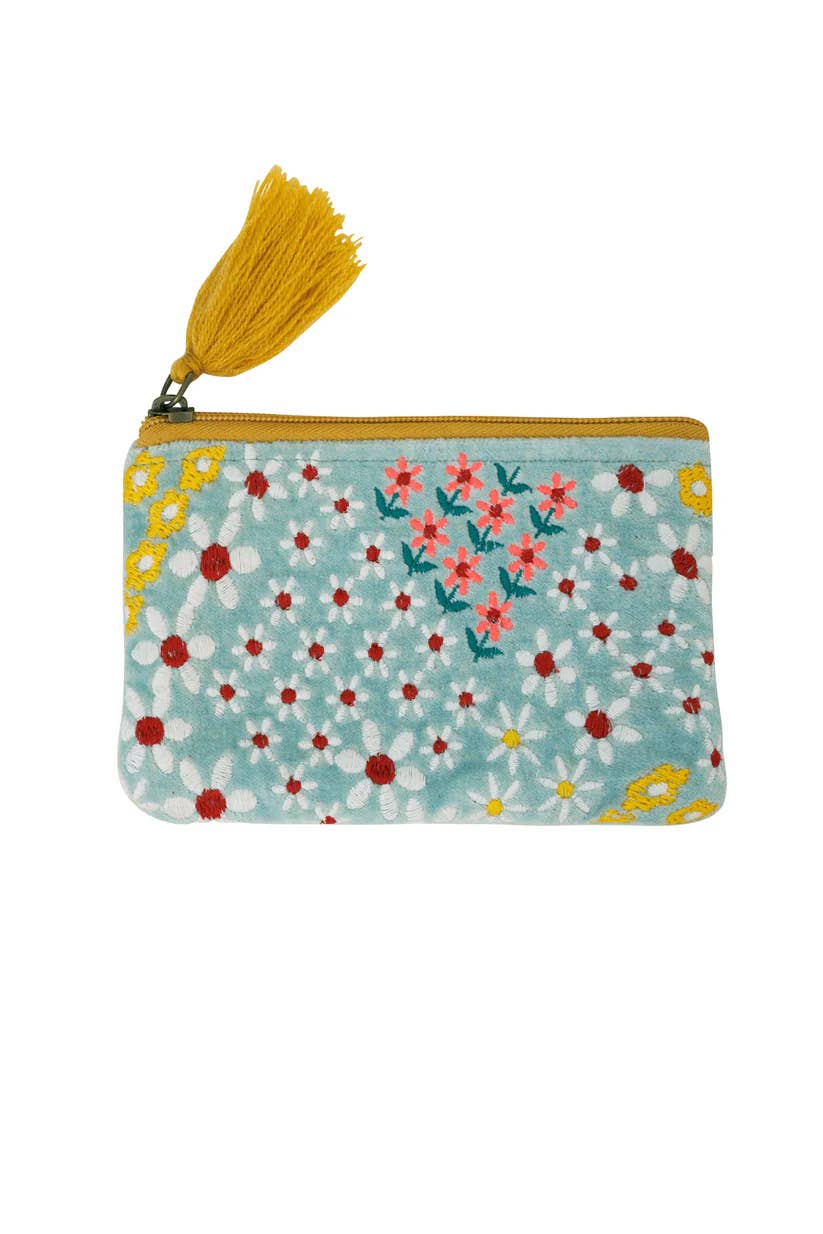 Pink Lemons Ltd - Velvet Meadow Pouch: Large