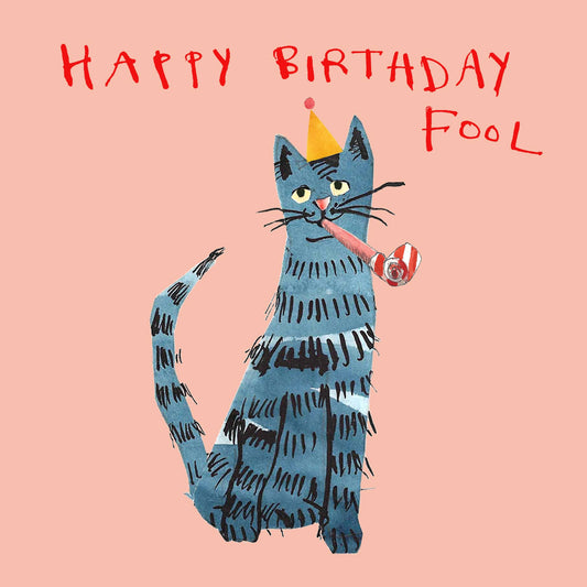 Poet and Painter - 'Happy Birthday Fool' Greetings Card FP3506