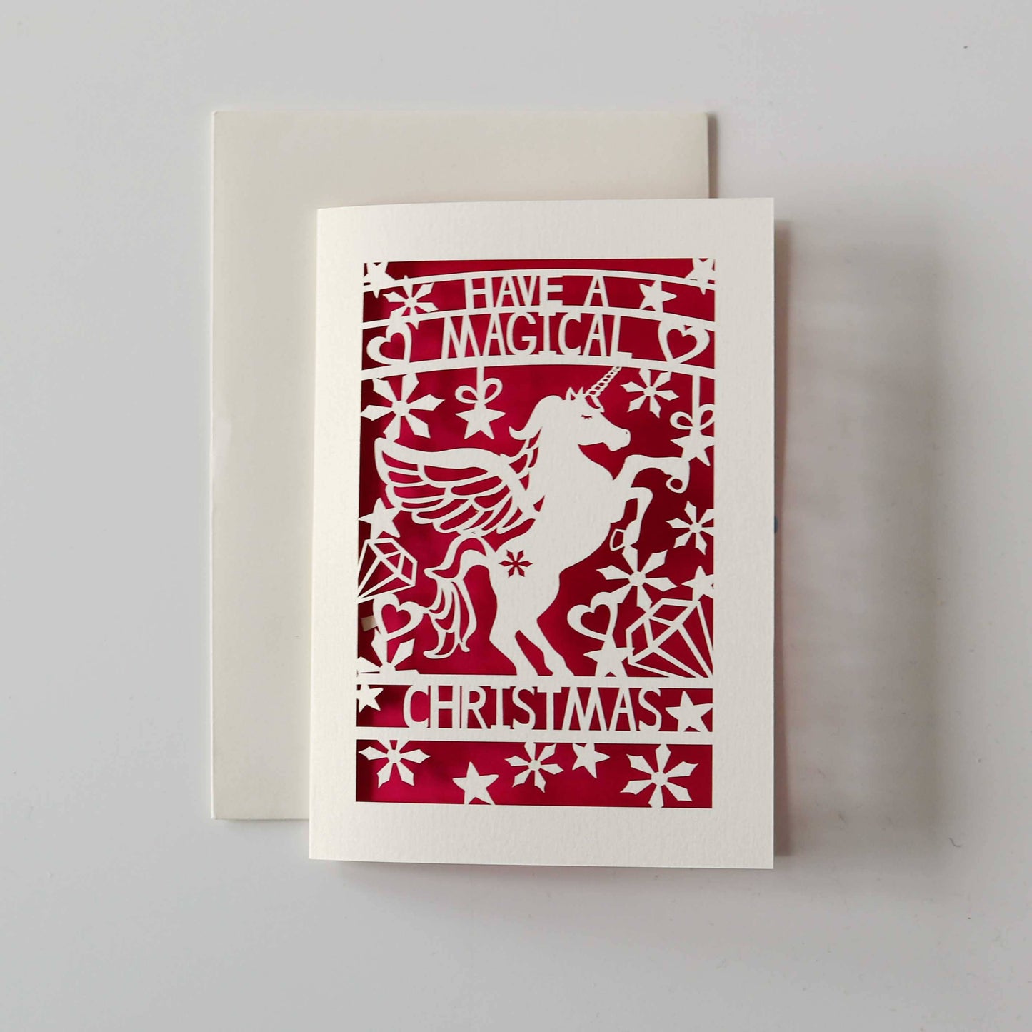 pogofandango - Magical Christmas A6 Laser Cut Card