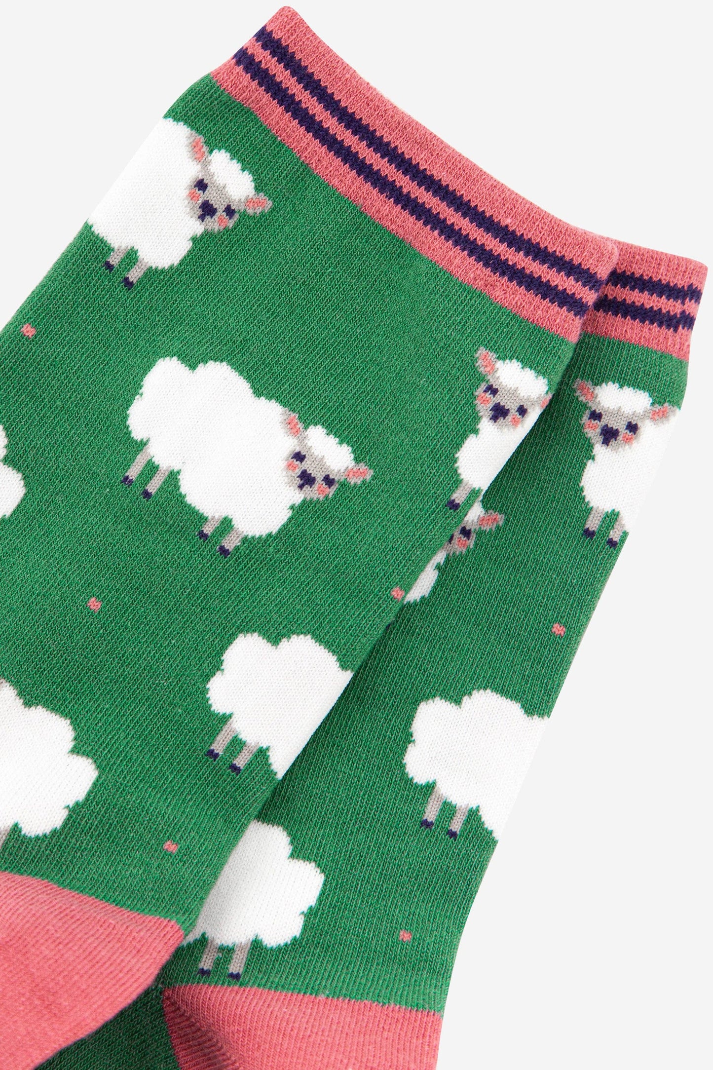 Sock Talk - Women's Spring Lamb Woolly Sheep Bamboo Socks