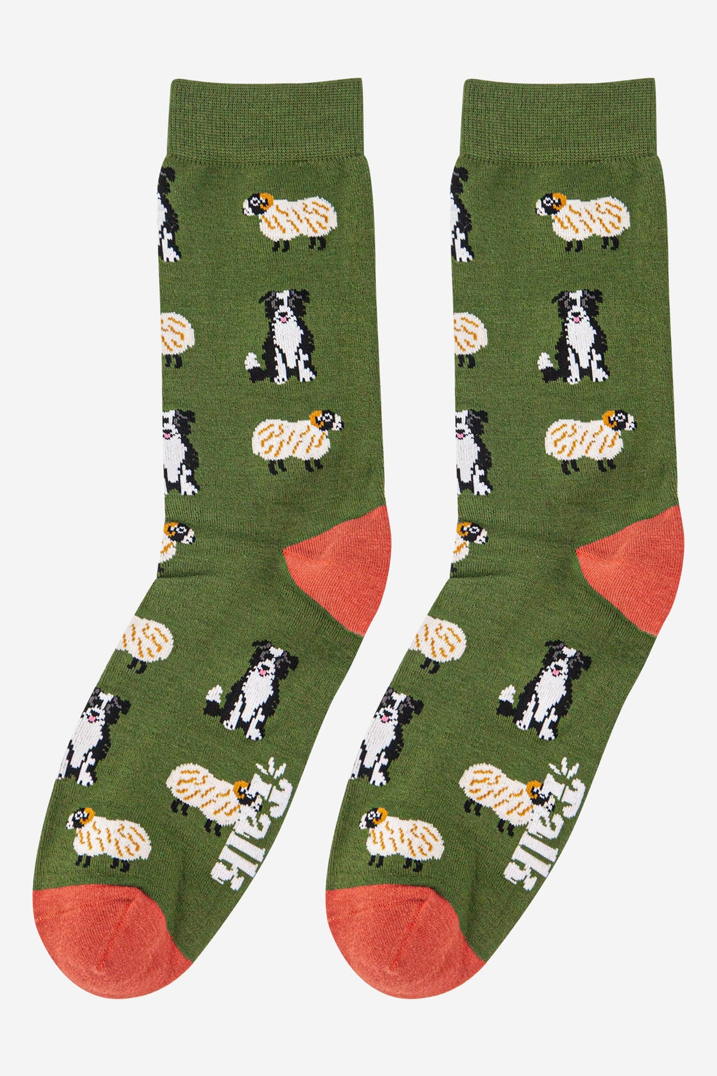 Sock Talk - Men's Border Collie Sheepdog Trials Bamboo Socks