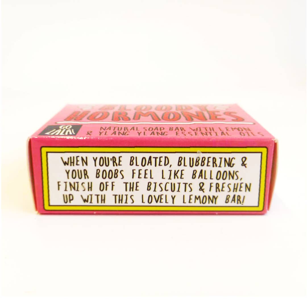 Go La La - Bloody Hormones Soap Lemon & Ylang Ylang Funny Gift