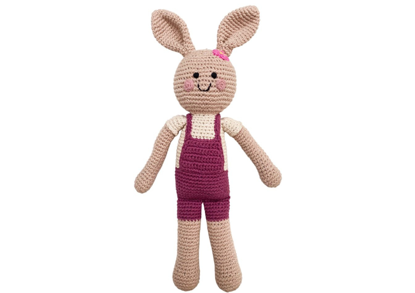 Pebblechild - Baby Toy Bunny girl rattle