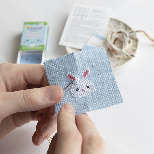 Marvling Bros Ltd - Kawaii Cross Stitch Bunny In A Matchbox