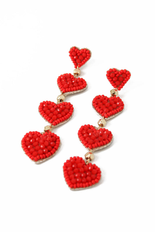 My Doris - HEART DROP EARRINGS