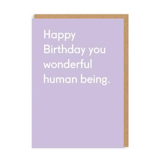 Ohh Deer UK + EU - Wonderful Human Being Greeting Card