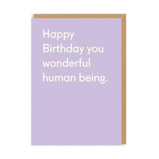 Ohh Deer UK + EU - Wonderful Human Being Greeting Card