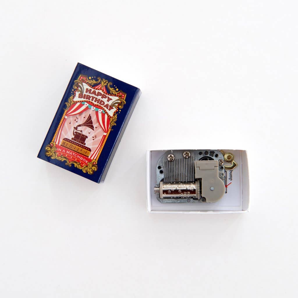 Marvling Bros Ltd - Happy Birthday Music Box In A Matchbox