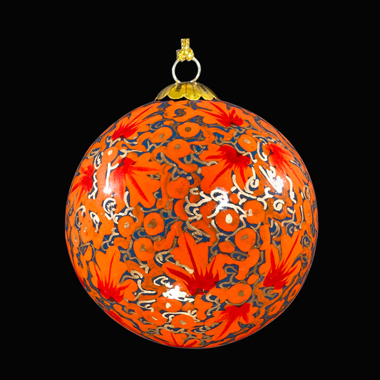 Honest love our planet - Hanging Cosy Orange Bauble