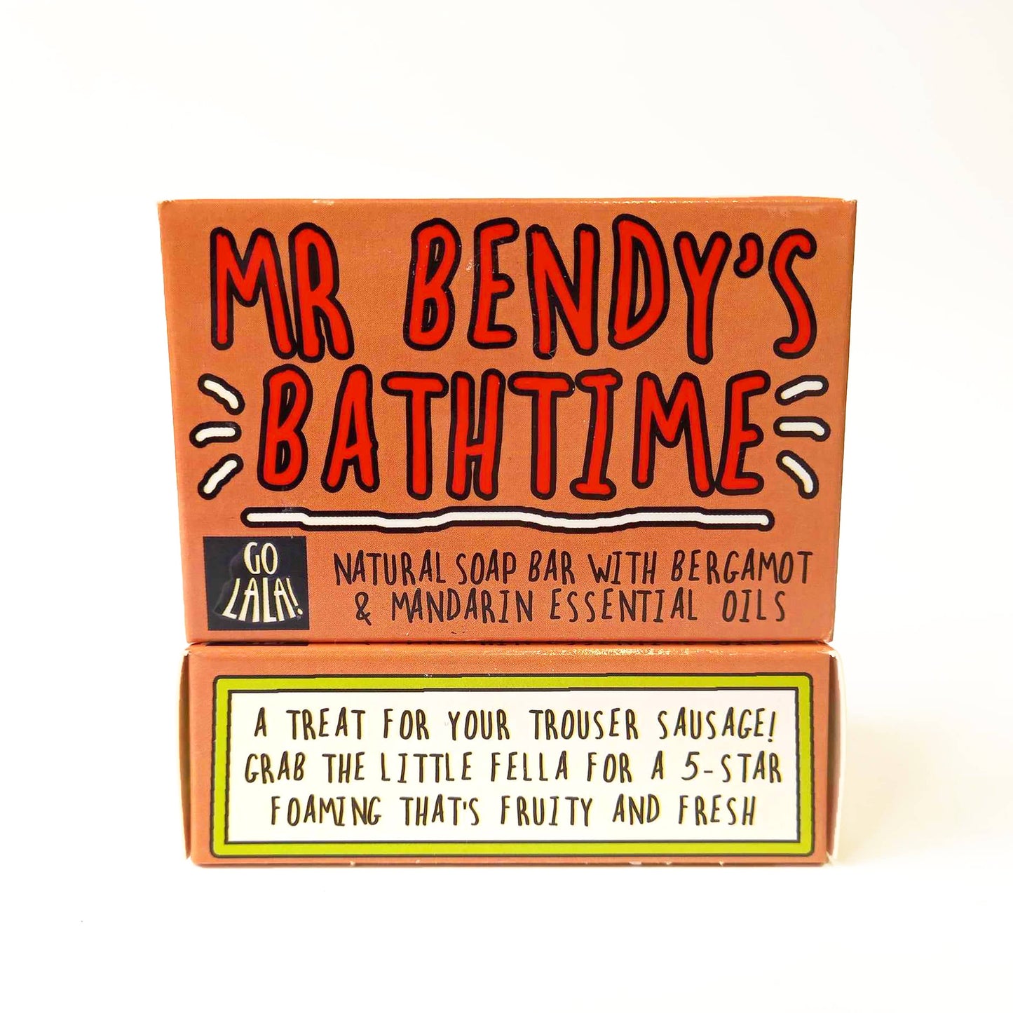 Go La La - Mr Bendy's Bathtime Soap Mandarin & Bergamot Funny Gift