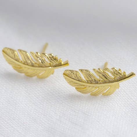 Lisa Angel - Silver Feather Earrings