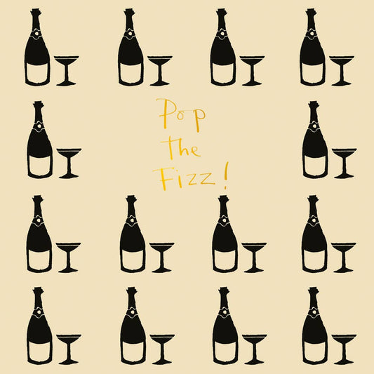 Poet and Painter - 'Pop The Fizz' Greetings Card, FP3202