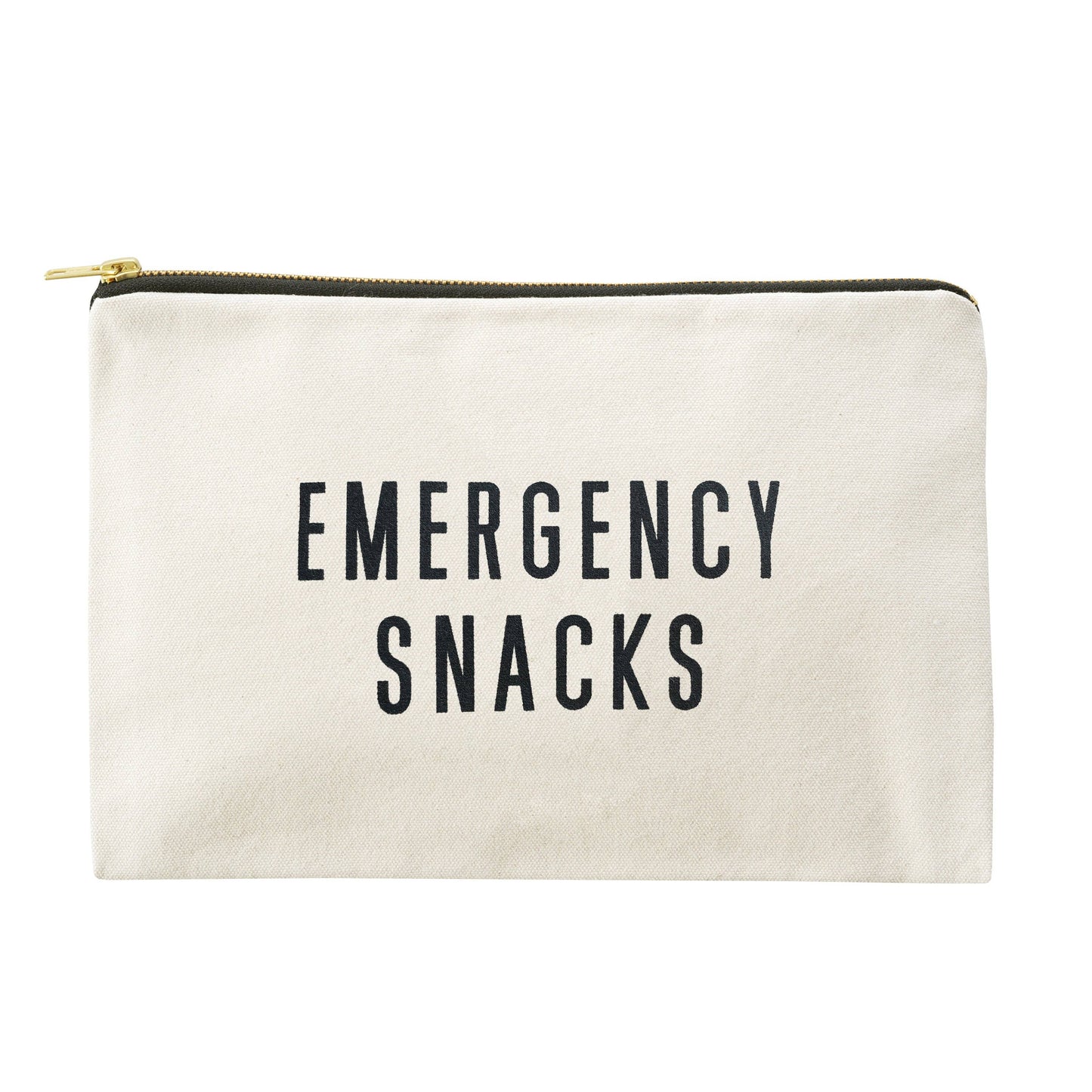 Alphabet Bags - Emergency Snacks - Large Canvas Pouch