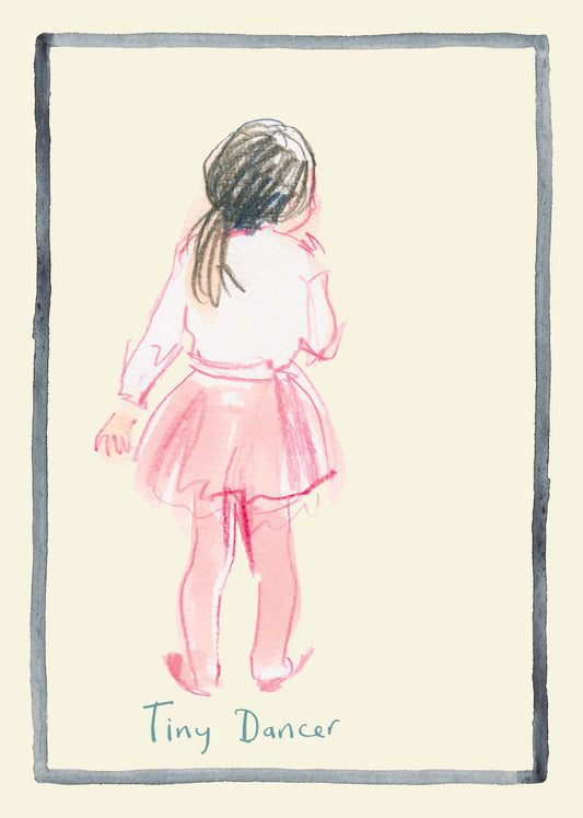 Poet and Painter - 'Tiny Dancer' Esther Kent Greetings Card , FP3368