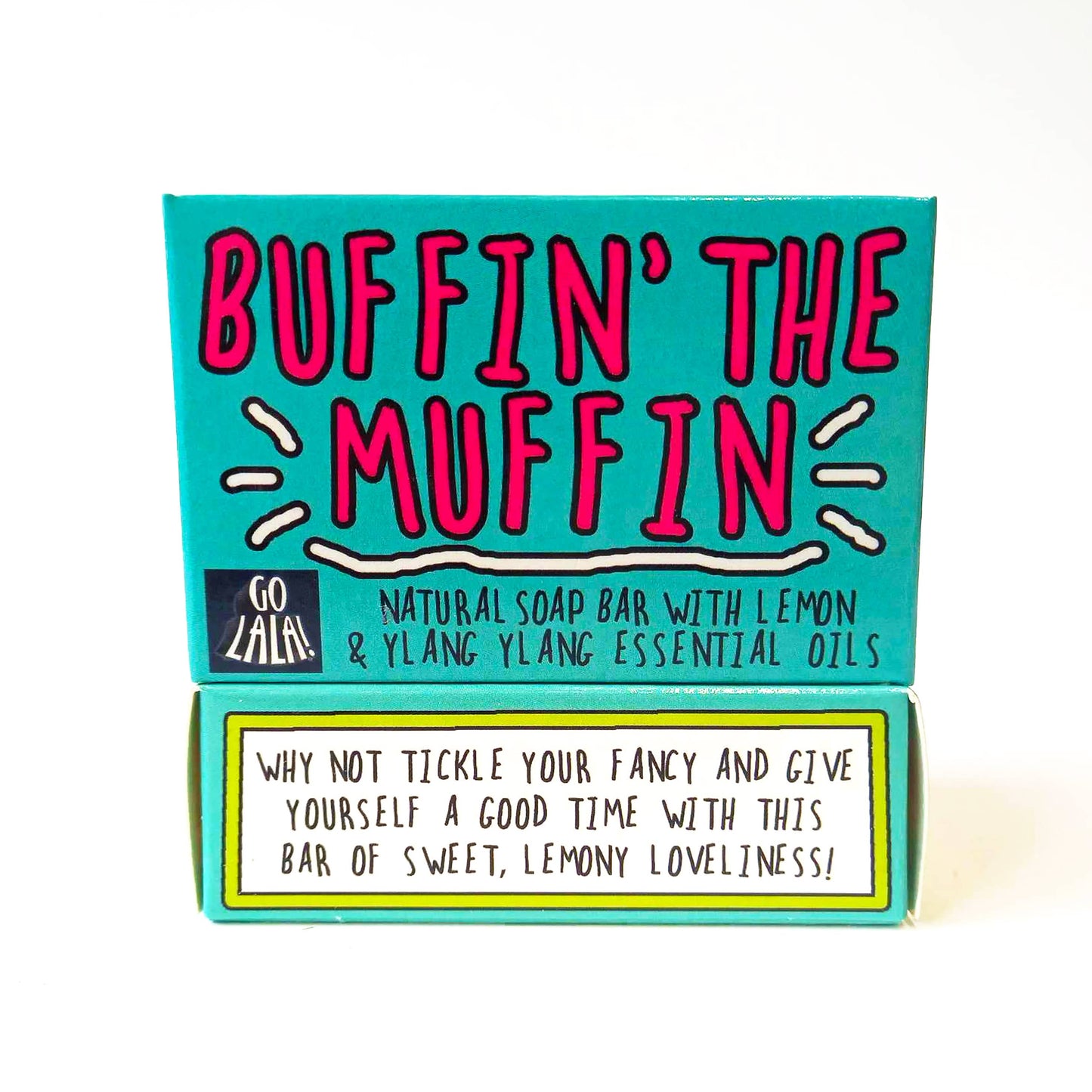 Go La La - Buffin' the Muffin Soap Lemon & Ylang Ylang Funny Gift