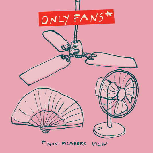 Poet and Painter - 'Only Fans ' Greetings Card FP3511