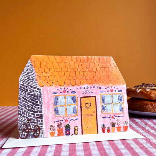 Laura Skilbeck - Pink Cottage Dream Home Card