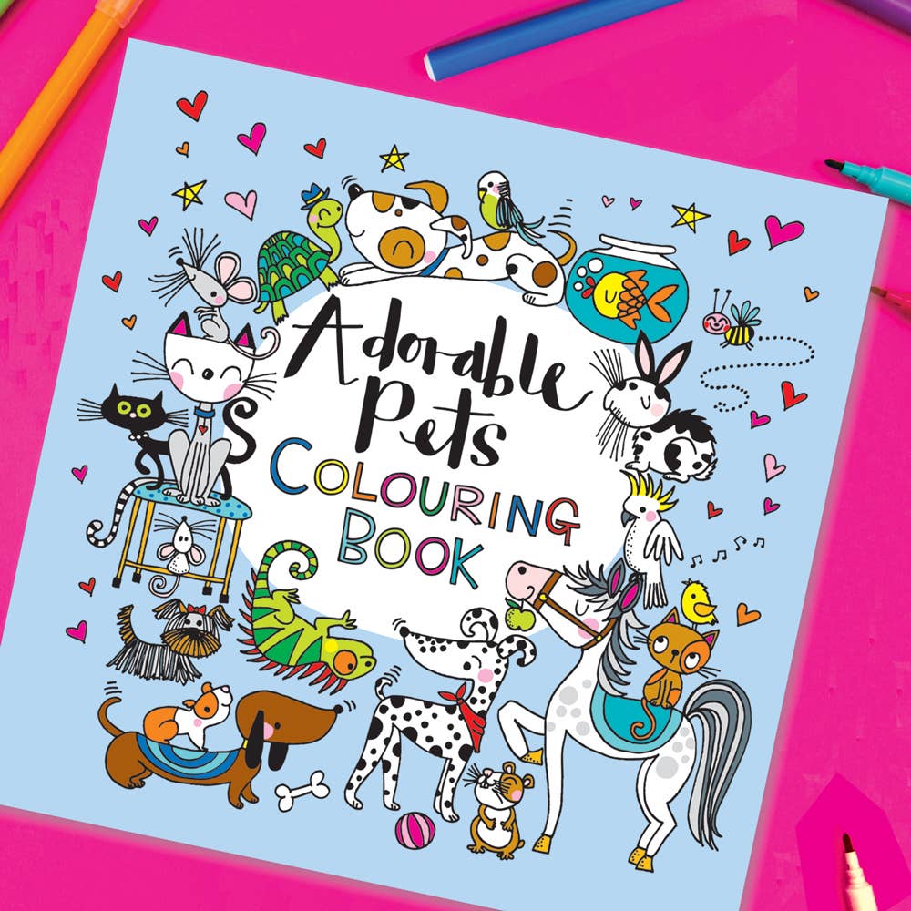 Rachel Ellen Designs - Adorable Pets Colouring Book