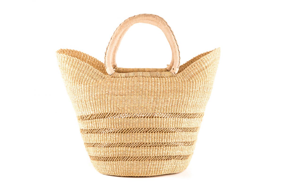 The Basket Room - GUA: Open Weave Bolga Shopping Basket