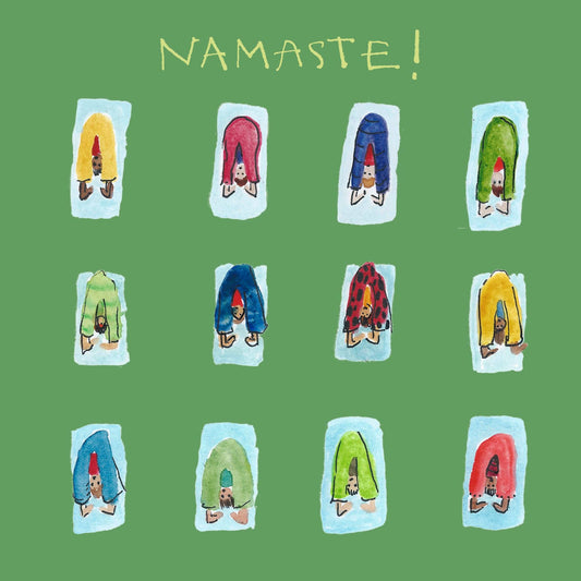 Poet and Painter - 'Namaste Card' Greetings Card , FP623