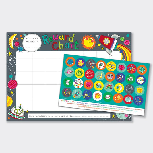 Rachel Ellen Designs - Reward Chart - To the Moon