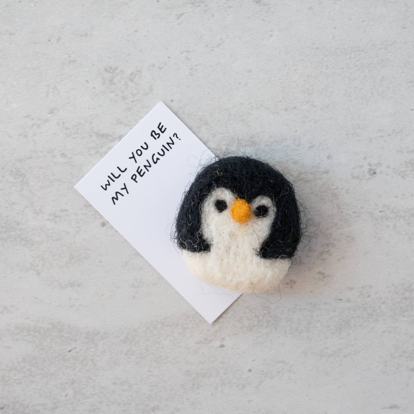 Marvling Bros Ltd - You're Flippin' Fantastic Wool Felt Penguin In A Matchbox
