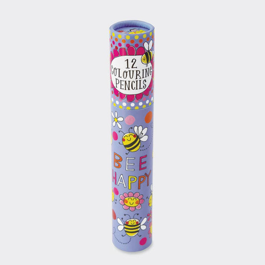 Rachel Ellen Designs - Colouring Pencil Set - Bee Happy Bees