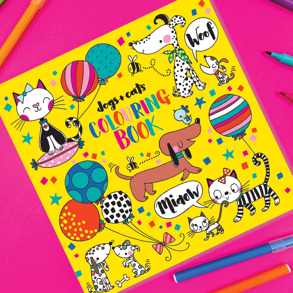 Rachel Ellen Designs - Dogs & Cats Colouring Book