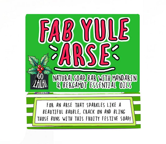 Go La La - Fab Yule Arse Christmas Soap Mandarin & Bergamot Funny Gift