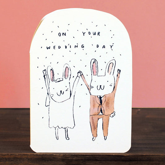 Laura Skilbeck - Wedding Day Bunnies Card