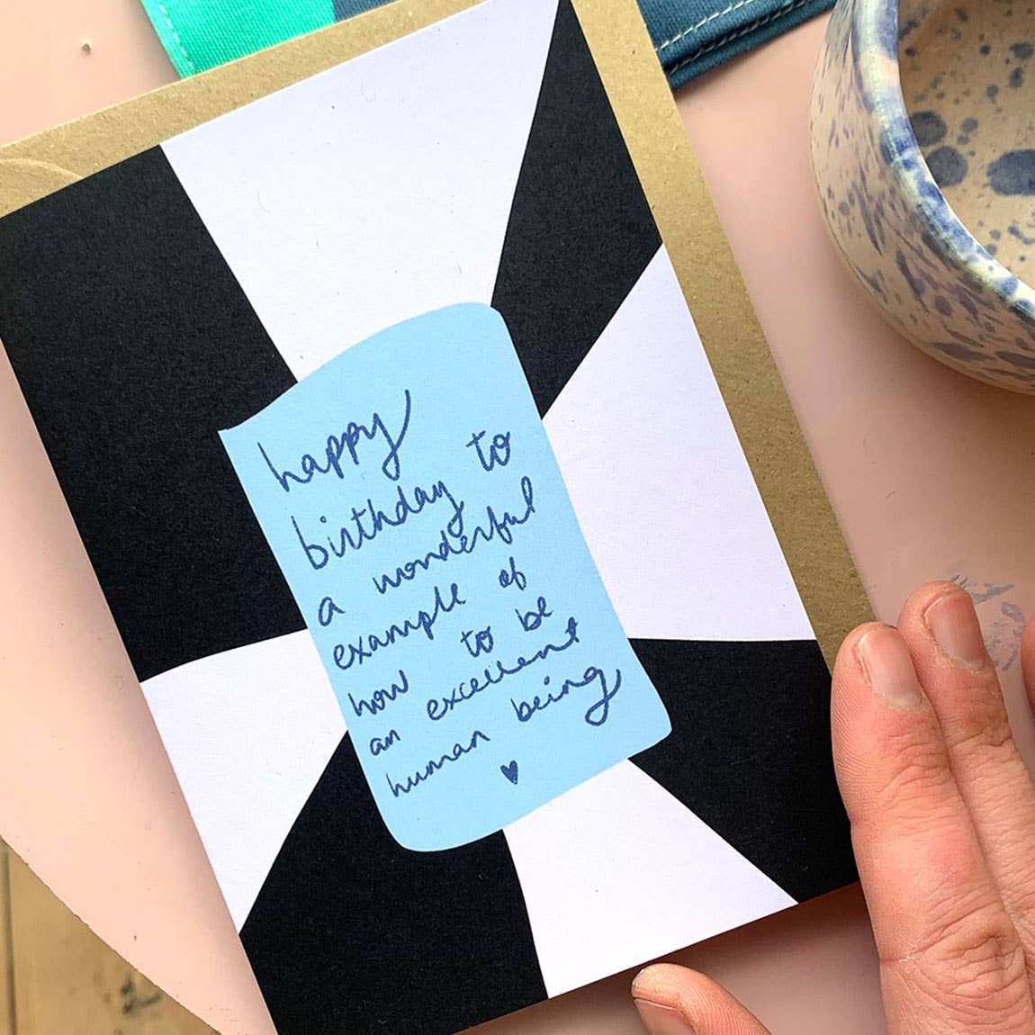 Nicola Rowlands - Wonderful human birthday card