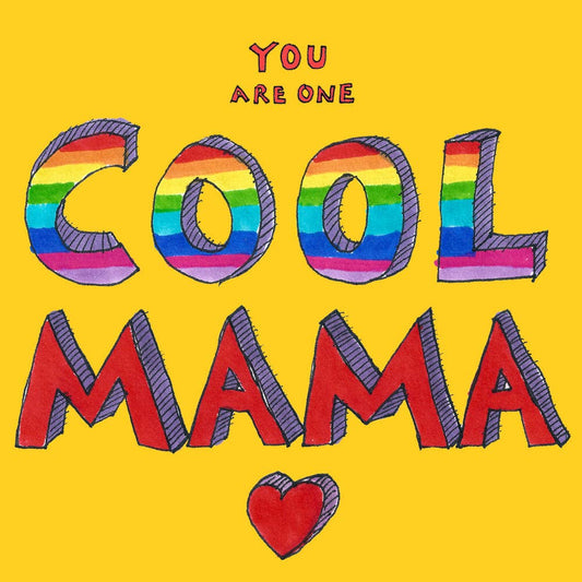 Poet and Painter - 'Cool Mama' Greetings Card , FP533