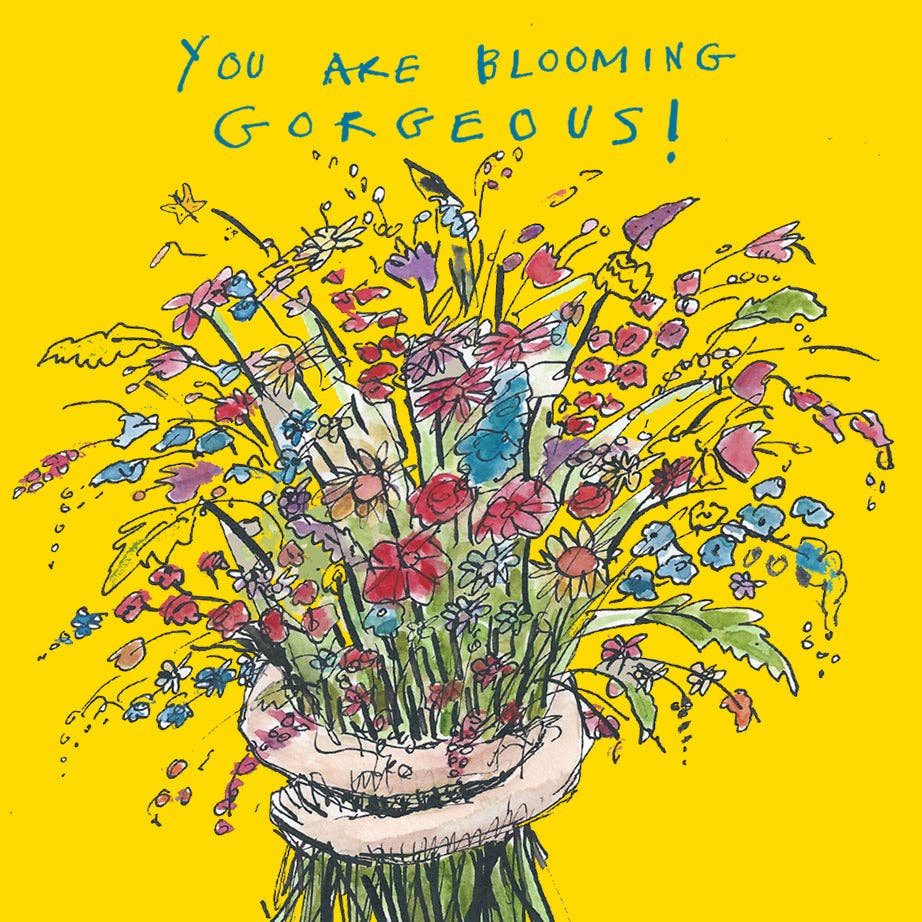Poet and Painter - 'Blooming Gorgeous' Greetings Card , FP1045