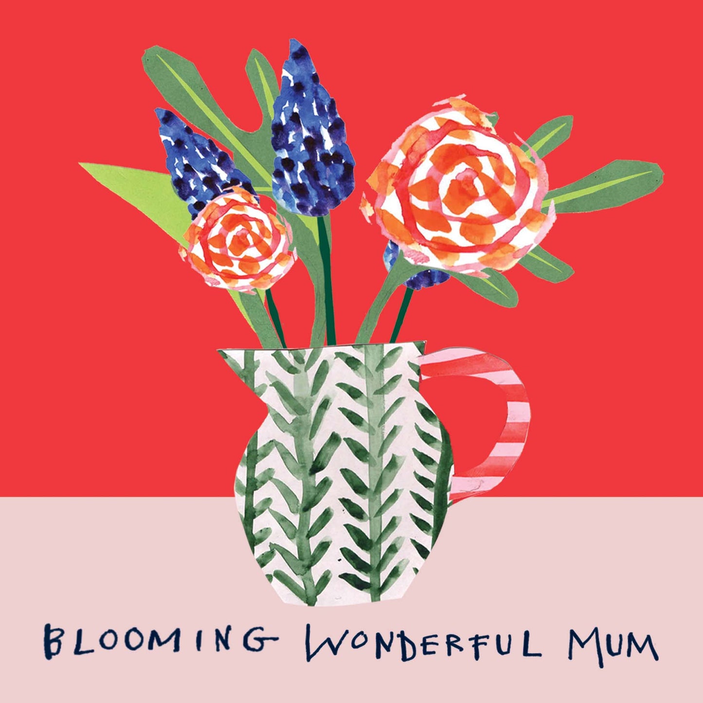 Poet and Painter - ‘Blooming wonderful mum’ Greetings Card, FP3284