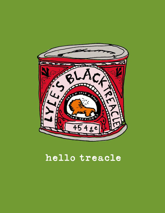 Poet and Painter - 'Hello Treacle' Mini Greetings Card , FP3310