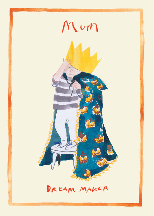 Poet and Painter - 'Boy With Crown' Esther Kent Greetings Card , FP3364