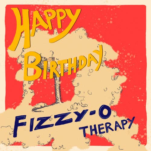 Poet and Painter - ‘Fizzy-O-Therapy’ Greetings Card, Studio , FP966