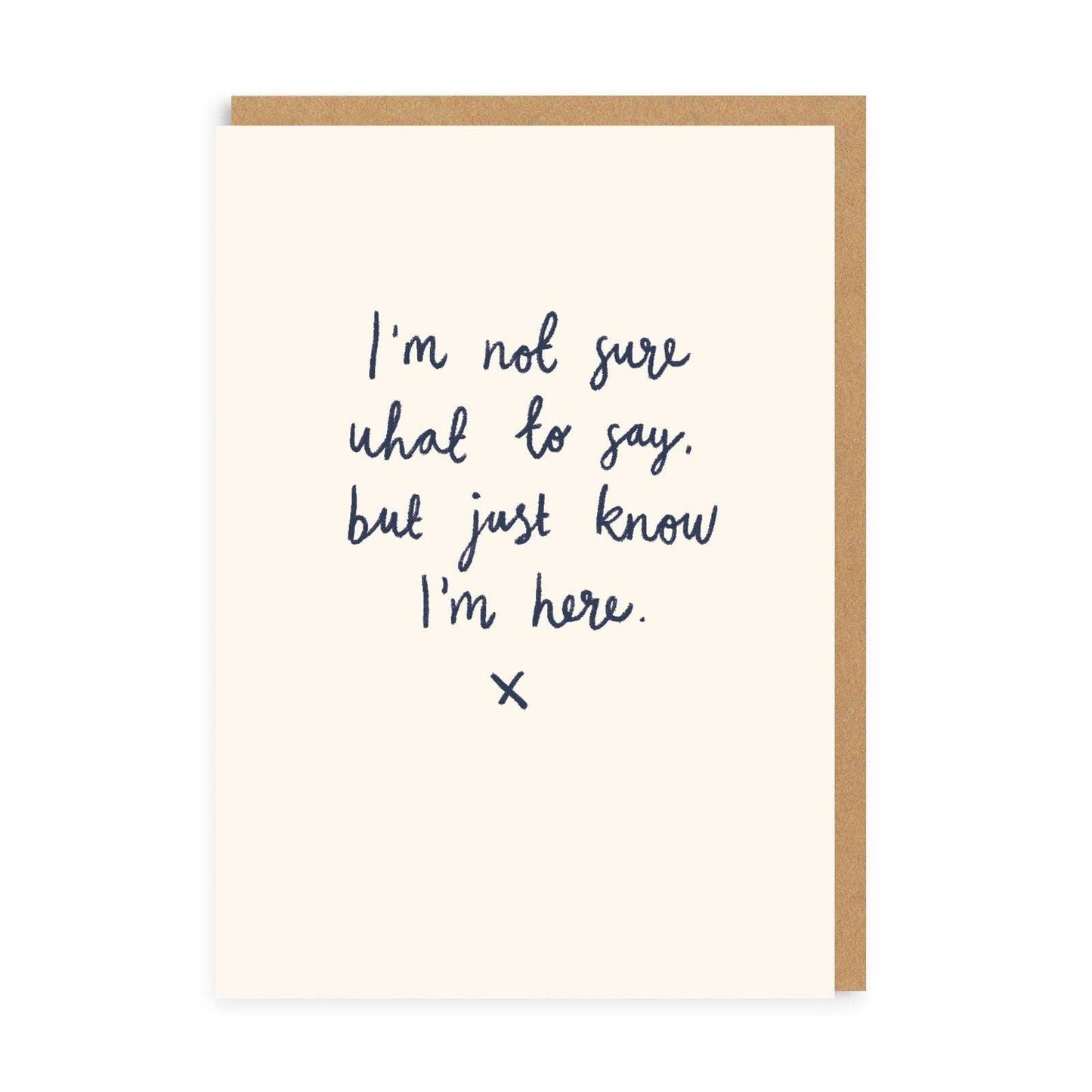 Ohh Deer UK + EU - Just Know I'm Here Greeting Card