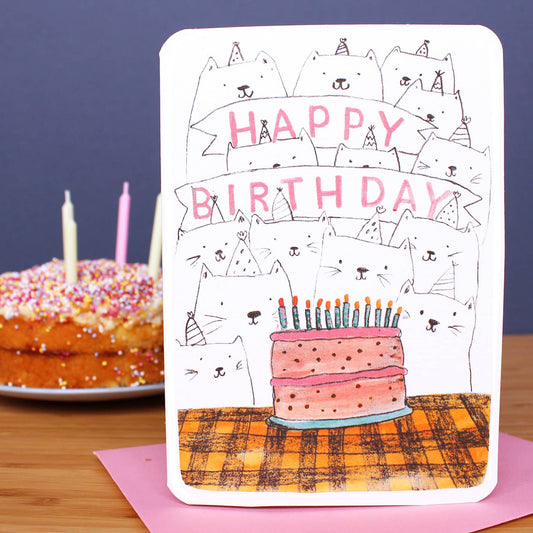 Laura Skilbeck - Cats And Cake Card