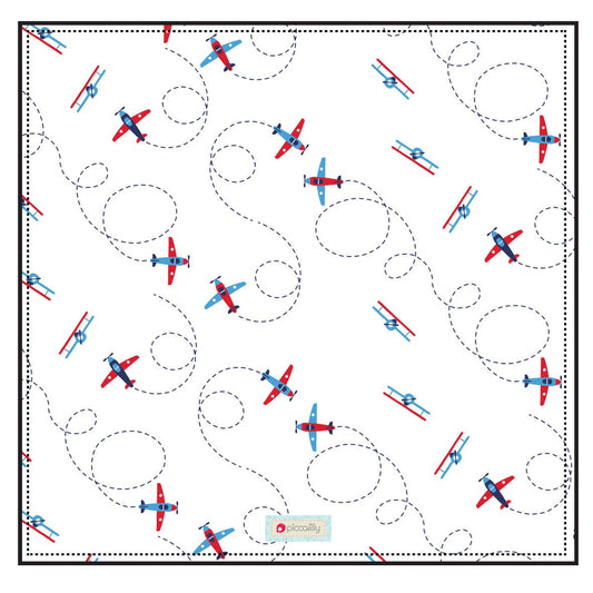 Piccalilly - MUSLIN SWADDLE - LOOP THE LOOP: ONE SIZE