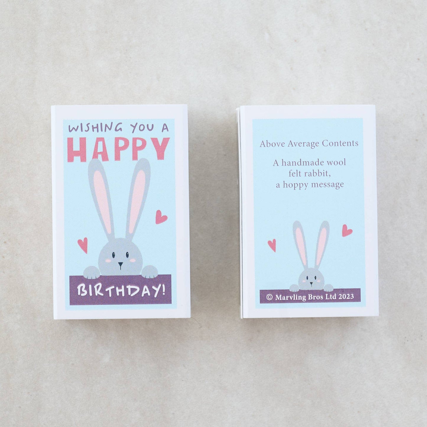 Marvling Bros Ltd - Happy Birthday Another Grey Hare In A Matchbox