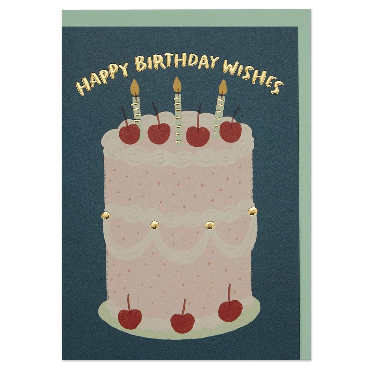 Raspberry Blossom - Happy Birthday wishes' card