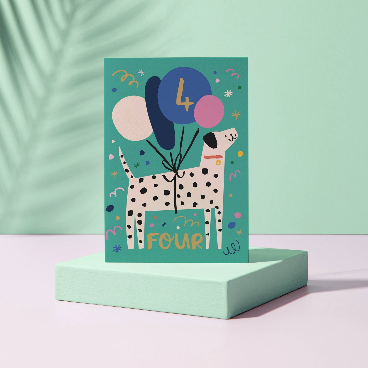 Rumble Cards Dalmatian - Four