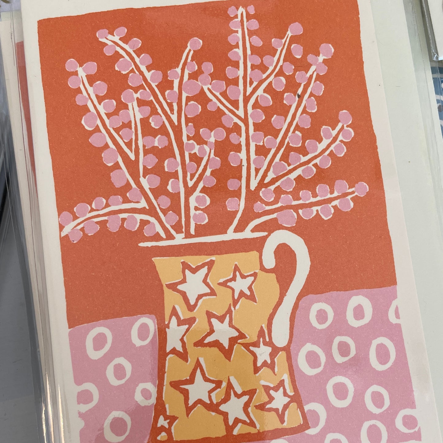 Cambridge Imprint - Card Jug and Blossom